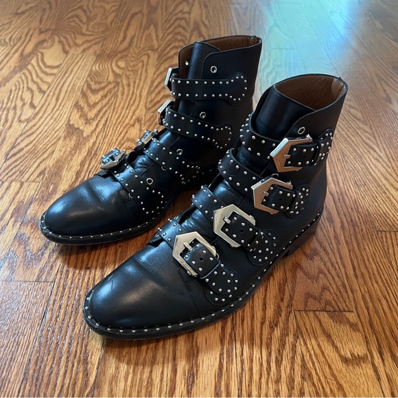 Givenchy Leather Combat Boots – Black, Size 39.5 IT (US 9.5) - Picture 6 of 10